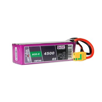 Hacker Batterie RC LiPo 4500 mAh 22,2 V 20C TopFuel ECO-X MTAG Hacker Batterie RC LiPo 4500 mAh 22,2 V 20C TopFuel ECO-X MTAG