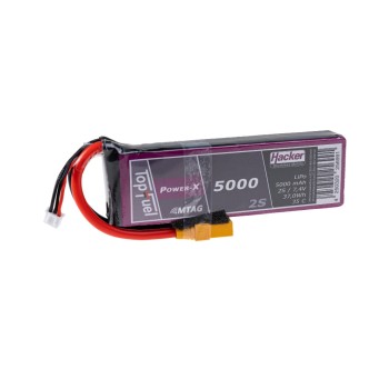 Hacker Batterie RC LiPo 5000 mAh 7.4 V 35C TopFuel ECO-X MTAG