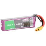Hacker Batterie RC LiPo 3800 mAh 14,8 V 20C TopFuel ECO-X MTAG