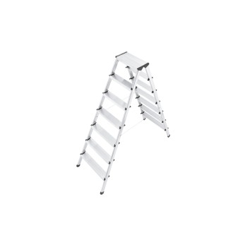 HAILO 2x7 Stufen, Alu-Doppelstufenleiter D60