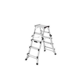 Hailo Escabeau double TopLine D100 6 niveaux