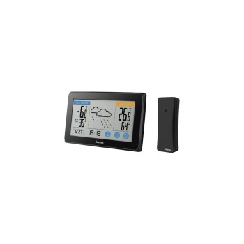 Hama Station météo Touch Noir Hama Station météo Touch Noir