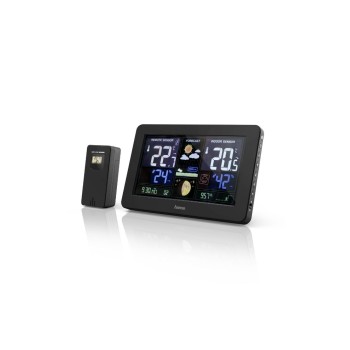 Hama Station météo Premium avec écran couleur LED Noir Hama Station météo Premium avec écran couleur LED Noir