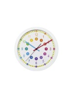 Hama Wanduhr for Kinder Easy Learning, white, 30x4 cm (DxT), with Batterie
