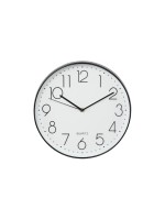 Hama Wanduhr Elegance, black -white, 30x4 cm (DxT), with Batterie