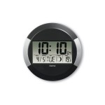 Hama Horloge murale Ischia Ø 24.5 cm, Noir/Argenté