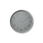 Hama Horloge murale Korsika Ø 30 cm, Argenté