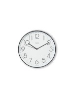 Hama Wanduhr Korsika, black -white, ohne Ticken, D: 30 cm