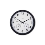 Hama Horloge murale Malta Ø 25 cm, Noir