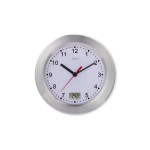 Hama Horloge murale Mauritius Ø 17 cm, Argenté/Blanc