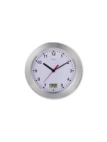 Hama Badezimmeruhr Mauritius for die Wand, Thermometer, ohne Ticken, D: 17 cm