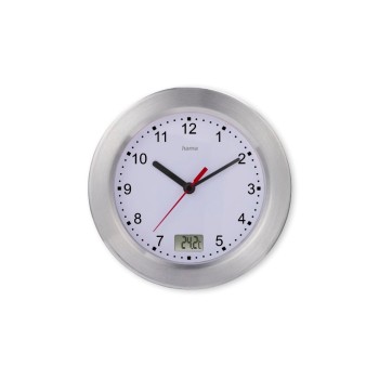 Hama Badezimmeruhr Mauritius for die Wand, Thermometer, ohne Ticken, D: 17 cm Hama Badezimmeruhr Mauritius for die Wand, Thermometer, ohne Ticken, D: 17 cm