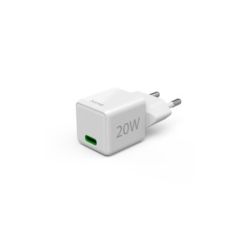 Hama Chargeur mural USB Mini-charger USB-C 20 W Blanc Hama Chargeur mural USB Mini-charger USB-C 20 W Blanc