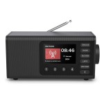 Hama Digitalradio DR1001, Schwarz, DAB/DAB+,FM, BT, Radiowecker