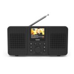 Hama Digitalradio DIR10, Schwarz, DAB+, Internetradio, BT
