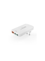 Hama Chargeur 2x USB-C 1x USB-A plat PD 65 W blanc
