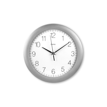 Hama DCF-Funkwanduhr Teneriffa,, Ø 30 cm, silver