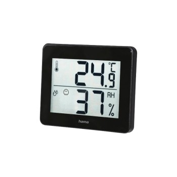 Hama Thermo-/Hygrometer TH-130, Schwarz, -