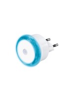 Hama Basique LED, avec prise et capteur crépusculaire, bleue