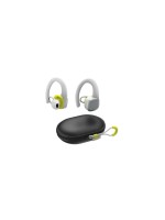 Hama Spirit Athletics Écouteurs True Wireless à arceau, blanc et jaune