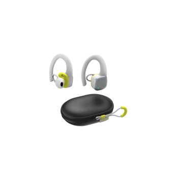 Hama Spirit Athletics Écouteurs True Wireless à arceau, blanc et jaune Hama Spirit Athletics Écouteurs True Wireless à arceau, blanc et jaune