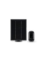 Hama 00176648 Wi-Fi extérieur, batterie rechargeable, énergie solaire, 1080p