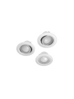 Hama WLAN LED-Einbauspot, 5W verstellbar white 3 St.