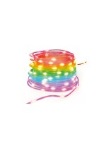 Hama Guirlande lumineuse Wi-Fi à LED Mat, pour l'extérieur, 10 m, multicolore