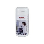 Hama Bildschirm-Reinigungstücher, 100 Stück, in Spenderdose, antistatisch wirkend