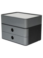 HAN Schubladenbox Allison Smart-Box Plus, 2 Schubladen, schwarz/grau
