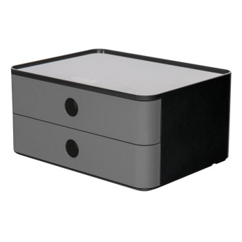 HAN Schubladenbox Allison Smart-Box Plus, 2 Schubladen, black /grey HAN Schubladenbox Allison Smart-Box Plus, 2 Schubladen, black /grey