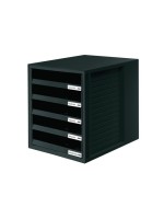 HAN Boîte à tiroirs A4 Ensemble de cabinet, noir
