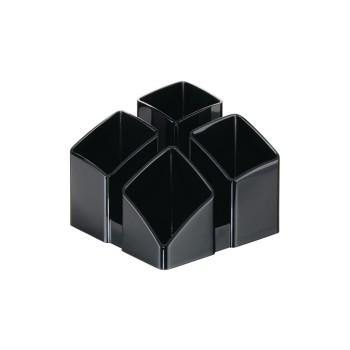 HAN Stifteköcher SCALA, 4 Fächer, black  HAN Stifteköcher SCALA, 4 Fächer, black
