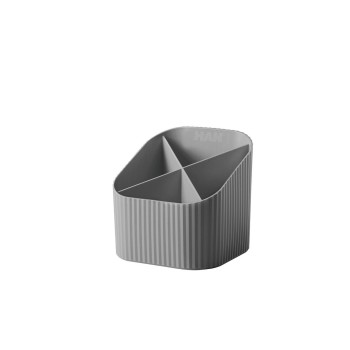 HAN Stifteköcher Re-LOOP, 4 Fächer, recyceltes Material, grey HAN Stifteköcher Re-LOOP, 4 Fächer, recyceltes Material, grey