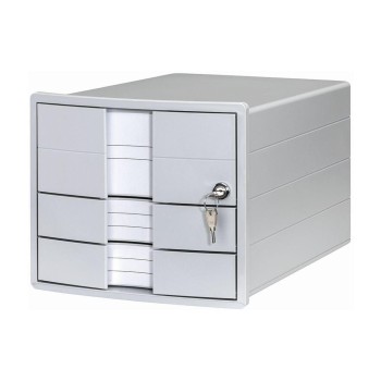 HAN Schubladenbox IMPULS, 3 geschl. Schubladen with Schloss grey HAN Schubladenbox IMPULS, 3 geschl. Schubladen with Schloss grey