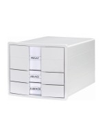 HAN Schubladenbox IMPULS, A4/C4, 3 geschl. Schubladen, white