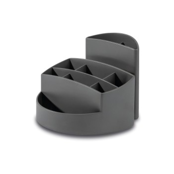 HAN Stifteköcher Rondo Karma, 9 Fächer, recyceltes Material, grey HAN Stifteköcher Rondo Karma, 9 Fächer, recyceltes Material, grey
