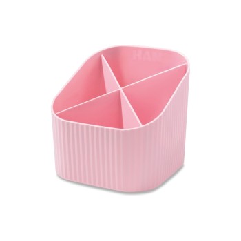 HAN Stifteköcher Re-X-LOOP, 4 Fächer, recyceltes Material, rosa HAN Stifteköcher Re-X-LOOP, 4 Fächer, recyceltes Material, rosa