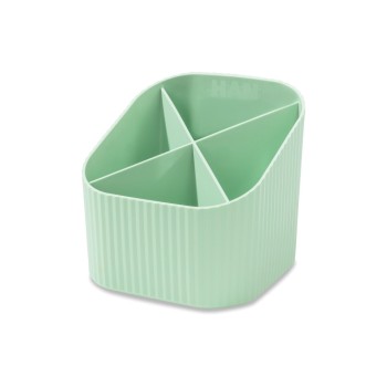 HAN Stifteköcher Re-X-LOOP, 4 Fächer, recyceltes Material, grün HAN Stifteköcher Re-X-LOOP, 4 Fächer, recyceltes Material, grün