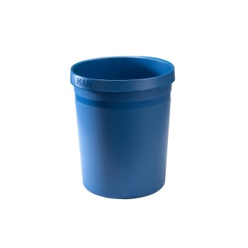 HAN Papierkorb KARMA öko, 18 Liter, 2 Griffmulden, blau