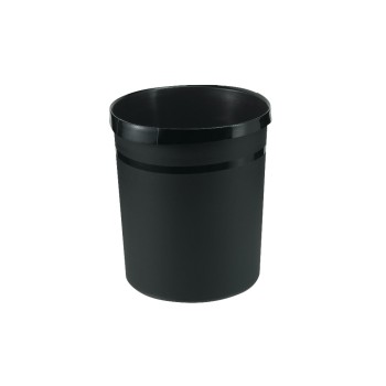 HAN Papierkorb KARMA öko, 18 Liter, 2 Griffmulden, schwarz