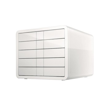 HAN Schubladenbox Smart-Line white, 5 Schubladen geschlossen HAN Schubladenbox Smart-Line white, 5 Schubladen geschlossen