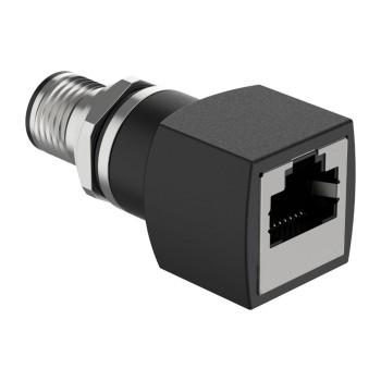 Hanwha Vision Accouplement Connecteur M12-RJ45 SPP-C1245 5 Pièce/s