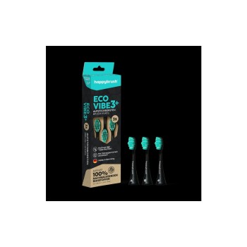 happybrush Aufsteckbürsten Eco Vibe 3+, 3 Stk. SuperClean, black -mint happybrush Aufsteckbürsten Eco Vibe 3+, 3 Stk. SuperClean, black -mint