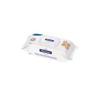 MikrobacTissues Alkoholfreie, Desinfektionstücher, 80 Tücher per Pack MikrobacTissues Alkoholfreie, Desinfektionstücher, 80 Tücher per Pack