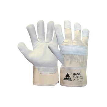 Hase Gant de travail Hage Safety 12 paires Taille: 10, Blanc