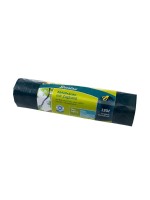 Secolan Mülleimerbeutel 120 Liter, 10 Stück pRolle, mit Zugband, 640 x 710 mm