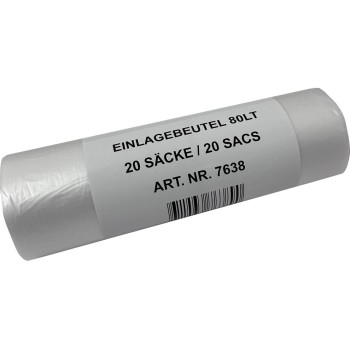 Mehrzweckbeutel PE-HD, 80 Liter, 20 Rollen à 20 Beutel Mehrzweckbeutel PE-HD, 80 Liter, 20 Rollen à 20 Beutel