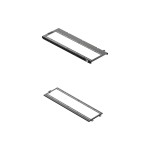 Havn Fan Brackets, black , for 360 mm Radiatoren