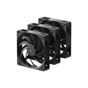 Case ventilator Havn 140mm, 3er, 140x140x30mm, PWM, black Case ventilator Havn 140mm, 3er, 140x140x30mm, PWM, black